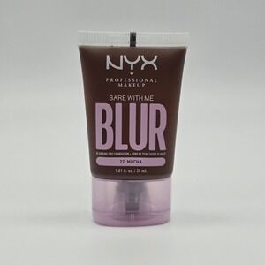 NYX Bare With Me Blur Tint Foundation Women 1.01oz 22 Mocha Matte BWMBT22 Makeup